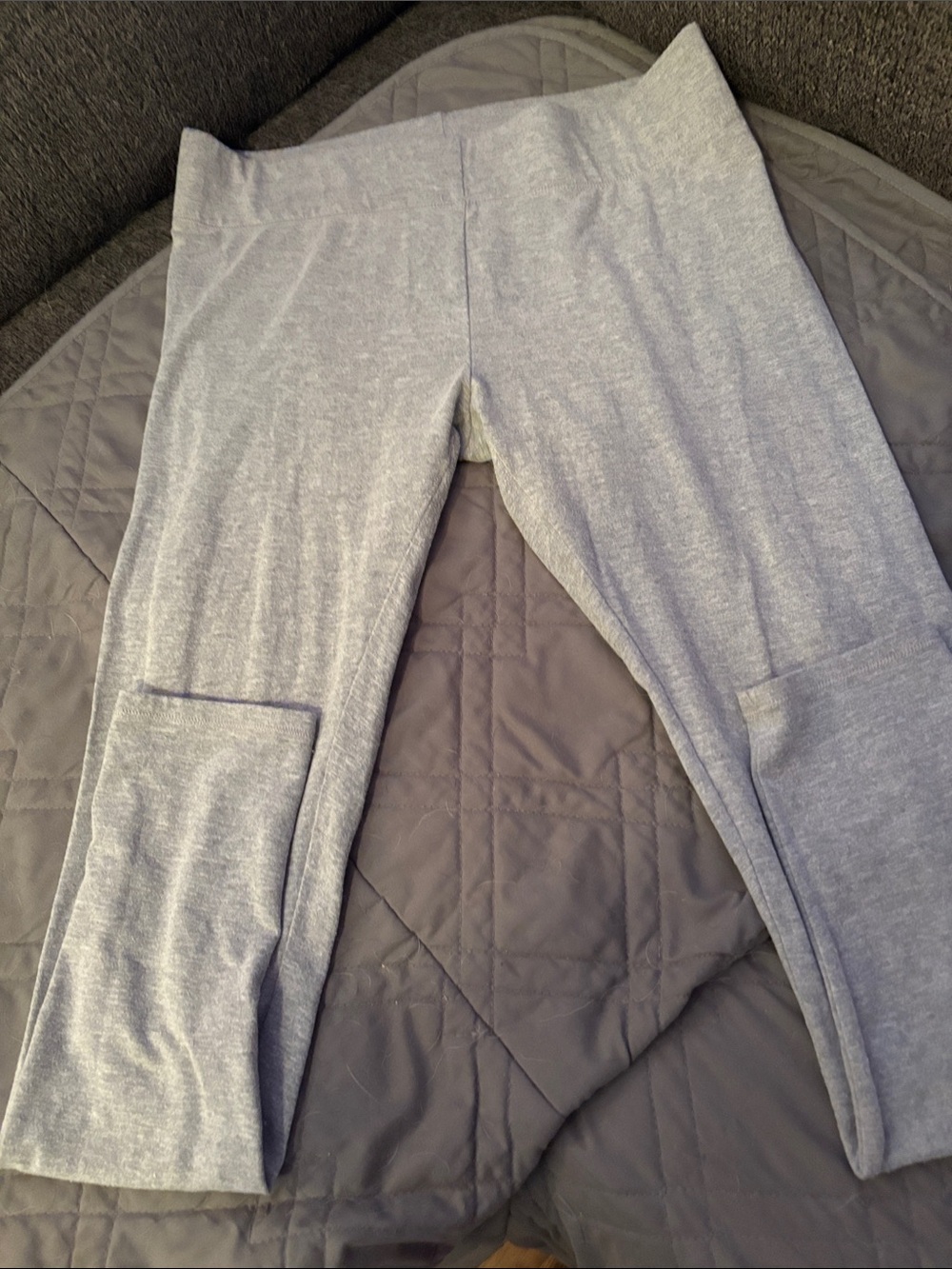 Mixit Light Gray Capri Leggings